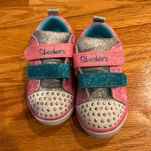 Sketcher Twinkle Toes pink sneakers
